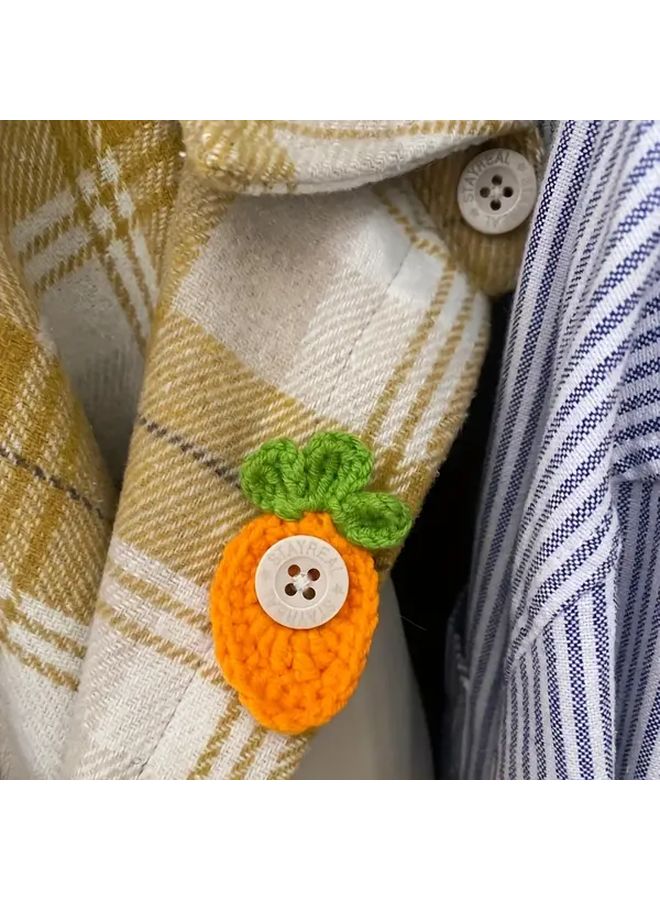 5 قطع أغطية أزرار قميص قابلة للإزالة بدون خياطة، تركيب في 3 ثوانٍ، زينة فستان منسوجة يدويًا - Image 5