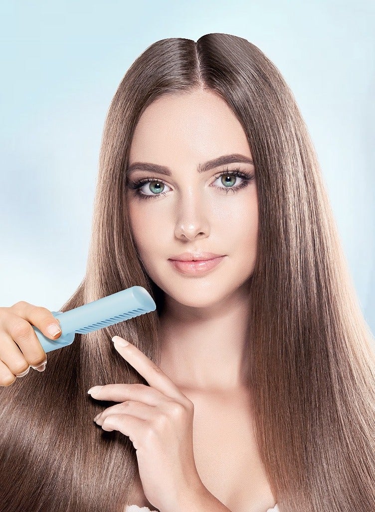HUMJO Cordless Hair Straightener Brush, Fast Heating Smooths Messy Hair,Type-c Charging  - Image 4