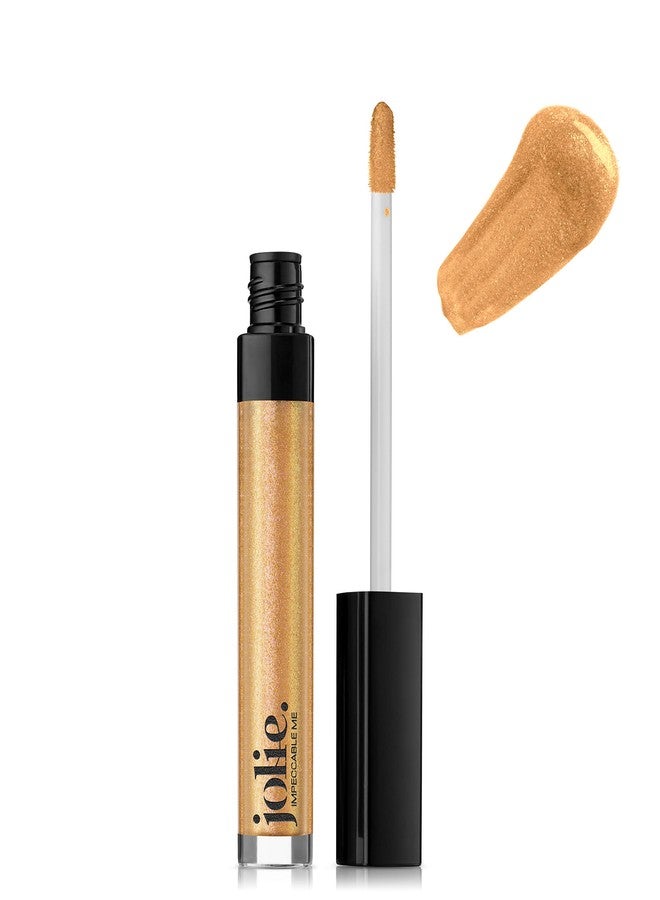 JOLIE. IMPECCABLE ME Jolie Liquid Lustre - High Shimmer Lip Gloss With Lip Plumping Peptide Complex (Goldie Luxe) - Image 1