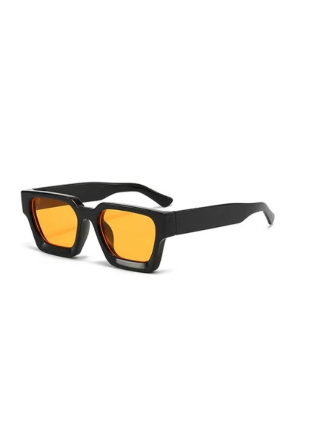 HDCRAFTER  Thick Square Sunglasses for Men Women Retro Chunky Rectangle Shades UV400 Protection - Image 1