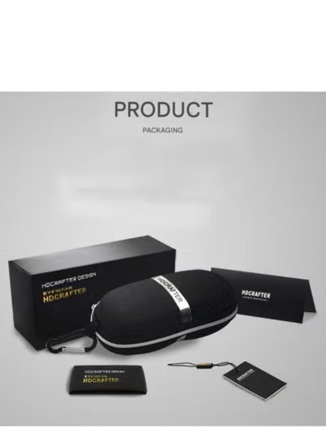 HDCRAFTER  Thick Square Sunglasses for Men Women Retro Chunky Rectangle Shades UV400 Protection - Image 3