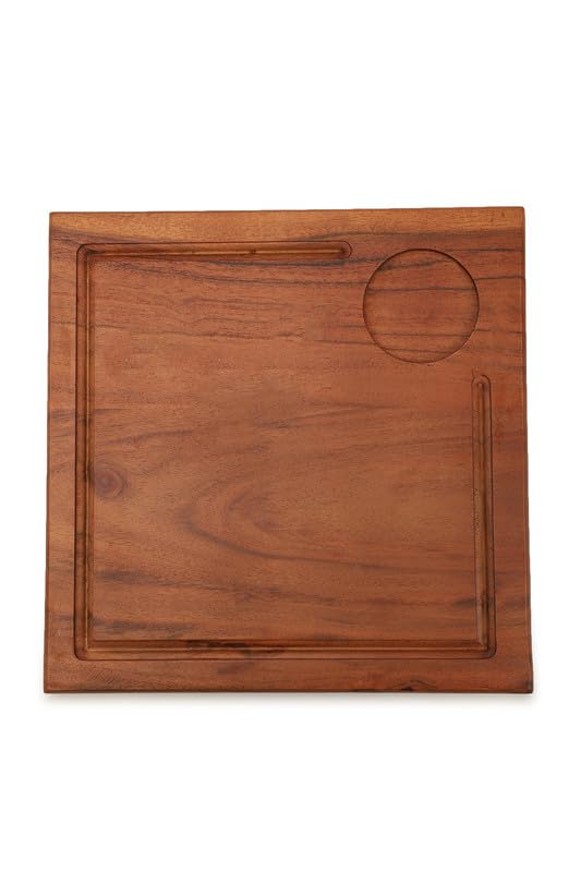 ARIYA Wooden Snacks Serving Platter Handcrafted Premium Tray for Appetizers, Snacks, and Desserts Perfect for Home Dining, Parties, and Stylish Entertaining - Image 4