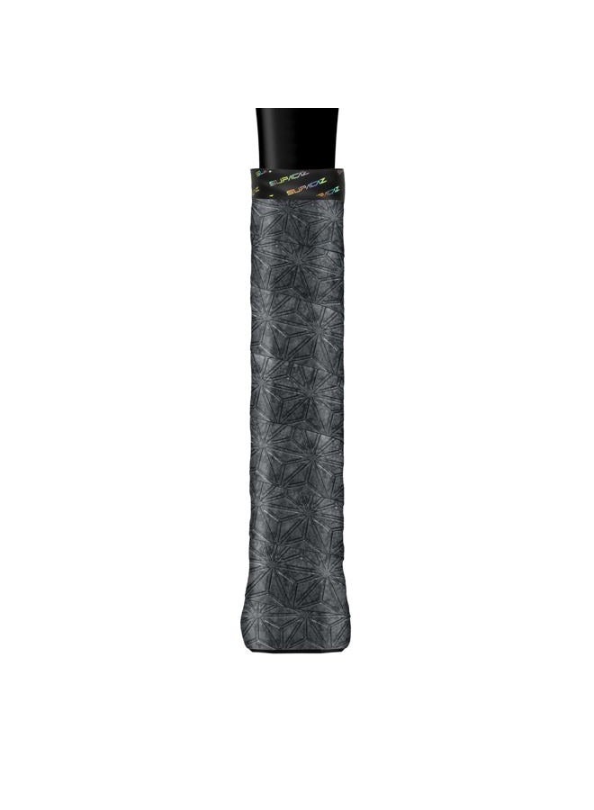 SUPACAZ SupaSuave Tennis Overgrip - Black - 3pk - Image 1