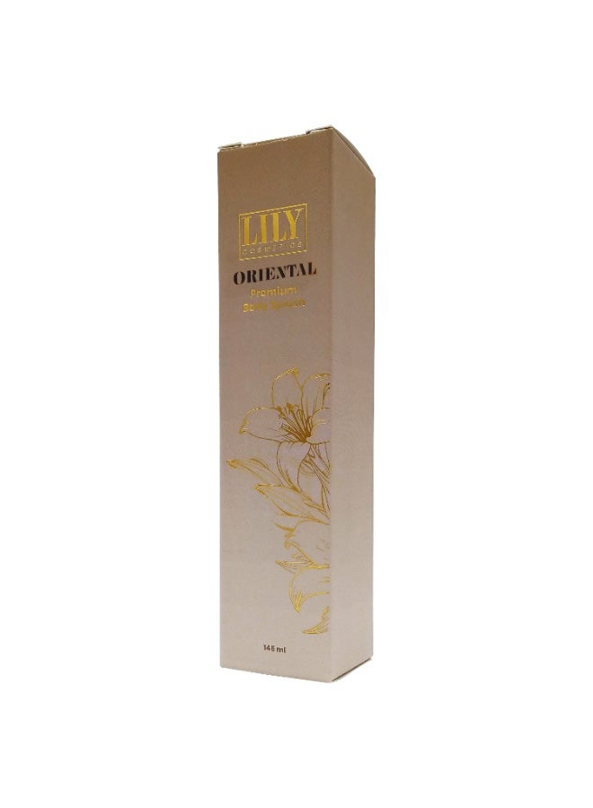 Lily Premium Body Splash For Women Oriental 145 ml - Image 3