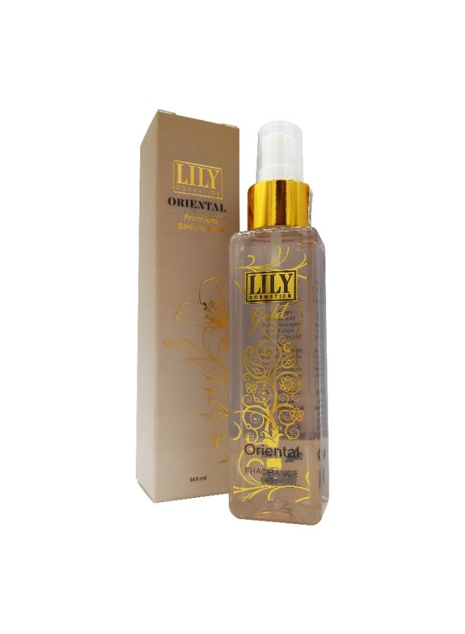 Lily Premium Body Splash For Women Oriental 145 ml - Image 1