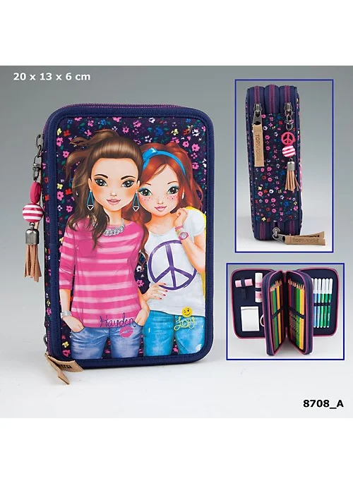 توب موديل Topmodel 3-Storey Full Pencil Case 8708