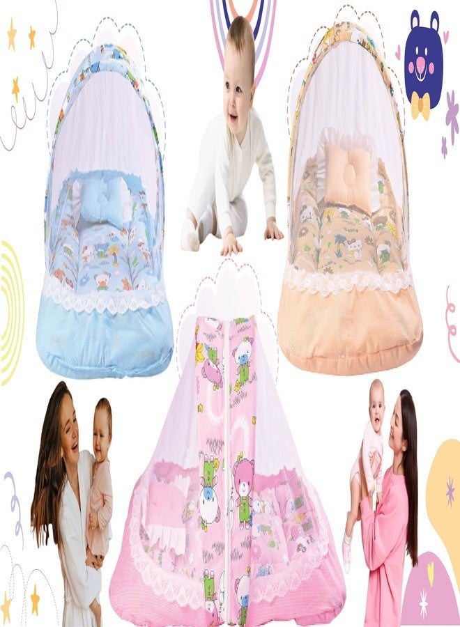Kwitchy Baby Bed New Born Baby Bedding Set|Mosquito Net|Mattress|Cotton|Zip Closure|Printed|Products All|Infants|Boys&Girls|Gifts - Image 4