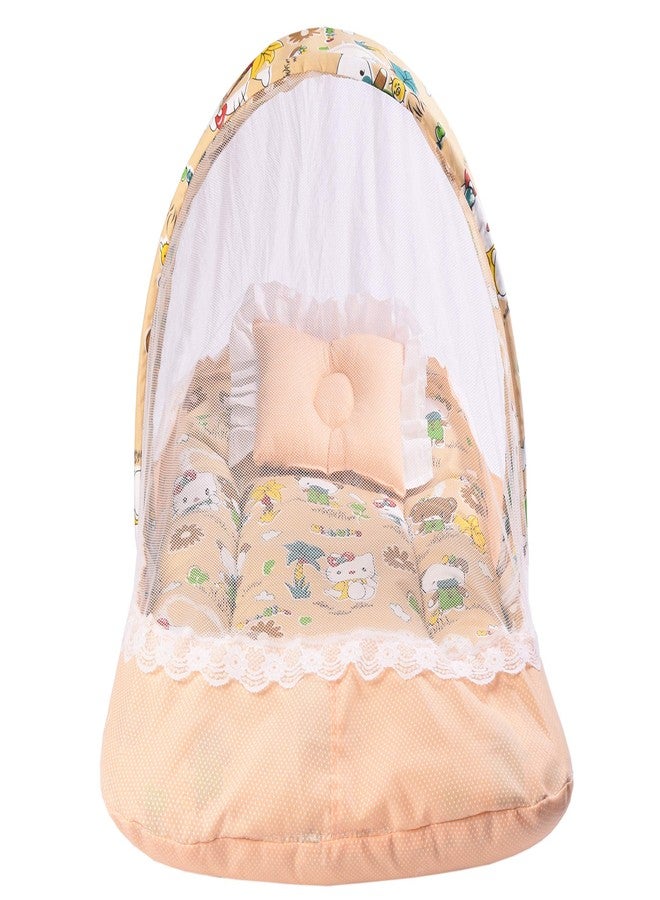 Kwitchy Baby Bed New Born Baby Bedding Set|Mosquito Net|Mattress|Cotton|Zip Closure|Printed|Products All|Infants|Boys&Girls|Gifts - Image 1