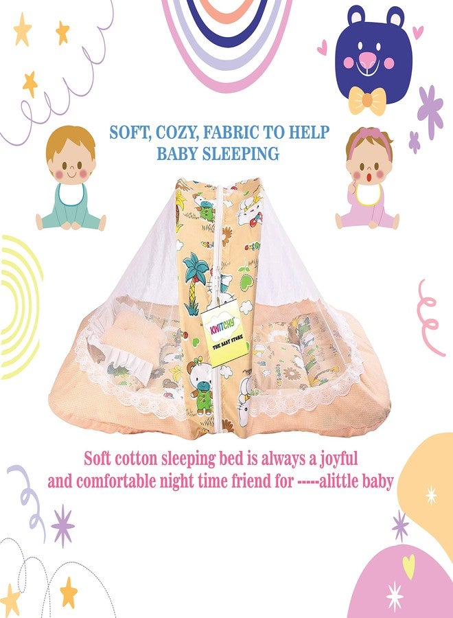 Kwitchy Baby Bed New Born Baby Bedding Set|Mosquito Net|Mattress|Cotton|Zip Closure|Printed|Products All|Infants|Boys&Girls|Gifts - Image 5