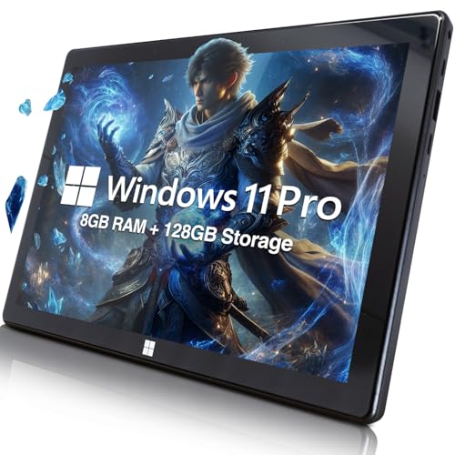 Fusion5 10 Windows 11 Professional FWIN232 Plus N2 Ultra Slim Windows Tablet PC 8GB RAM 128GB Storage USB 30 Micro HDMI IPS HD Display 5MP and 2MP Cameras Bluetooth
