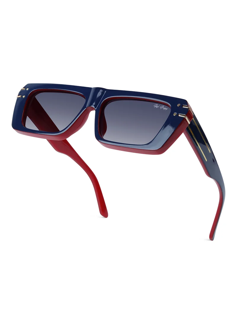 Woggles Red Pappy Tyntix Red Rectangle Sunglasses