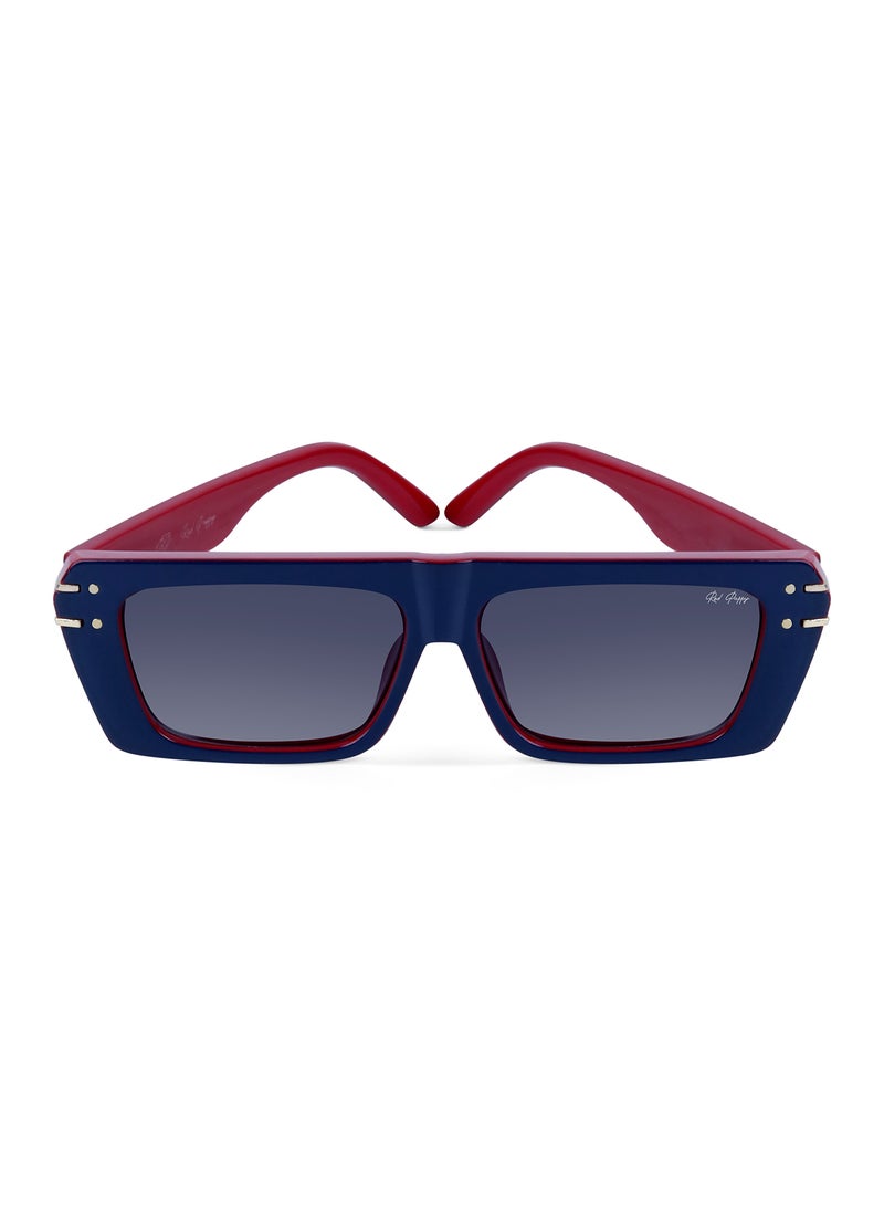 Woggles Red Pappy Tyntix Red Rectangle Sunglasses  - Image 1
