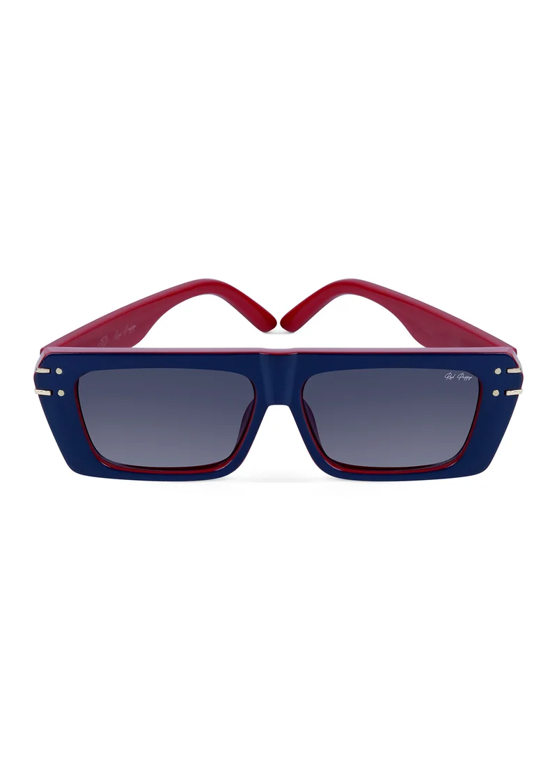 Woggles Red Pappy Tyntix Red Rectangle Sunglasses