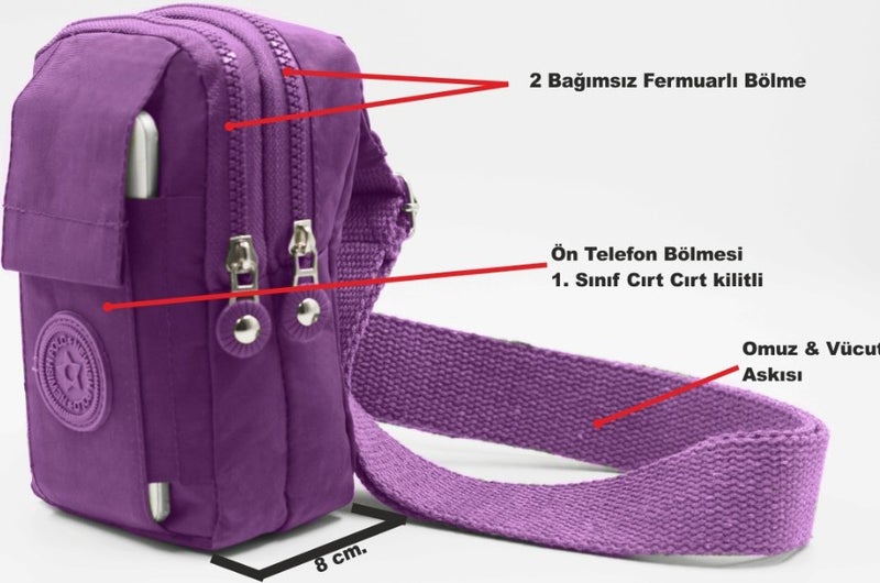 Bizoon 109K Krinkl Minimal Backpack and Chest Bag Bodybag - Image 2