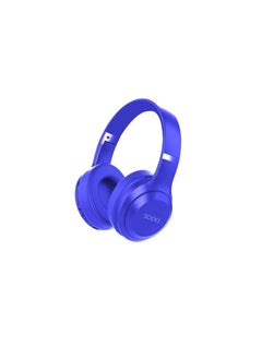 SODO Headset SD-1121 Wireless Stereo Over Ear Headphones With Microphone Blue  - Image 3