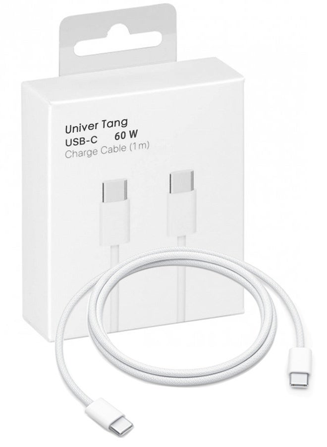 Univer Tang USB type C To type-C Super Fast Charging Cable 1M For iPhone 16/15, iPad, iPad mini 7, MacBook Pro, Samsung S25 Ultra/S24/23/, Huawei P70 - Image 1