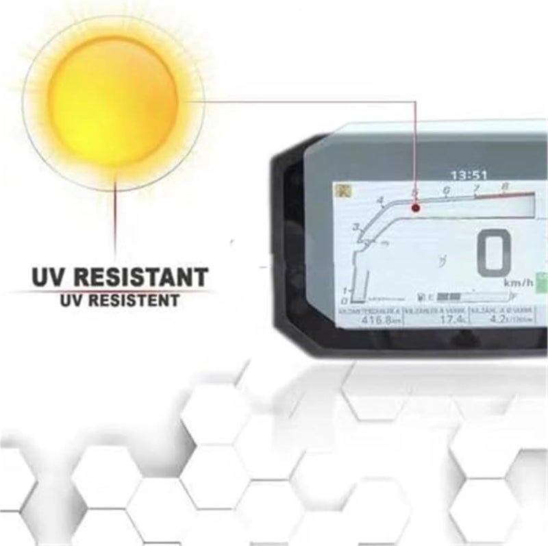 Wivplex Motorcycle Instrument Cluster Screen Protector - Image 2