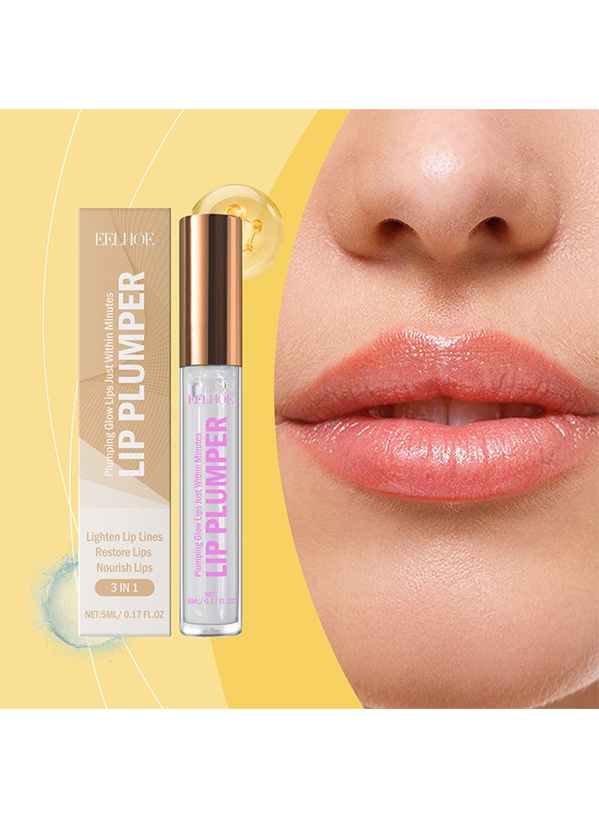 إيلهو زيت الشفاه المرطب الغني من EELHOE، غني بالزيت المعدني والبارافين والبيوتيل هيدروكسي تولوين وزيت جوز الهند وزبدة الشيا ومكونات أخرى، مناسب لترطيب بشرة الشفاه اللطيفة والناعمة. - Image 1