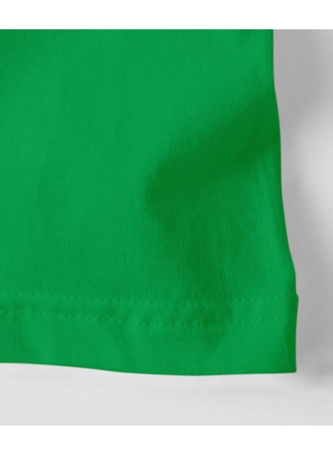 OPLU Store Men's Regular Fit Cotton Printed Tshirt, Green, M - Image 3