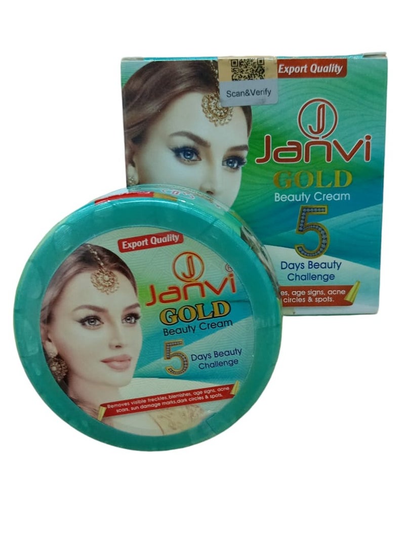 JANVI Gold Beauty Cream 5 Days Beauty Challenge - Image 1