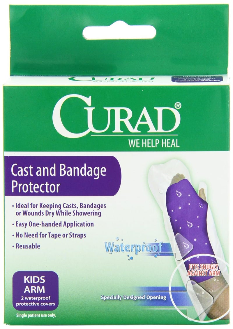 CURAD Kids Arm Waterproof Cast and Bandage Protector