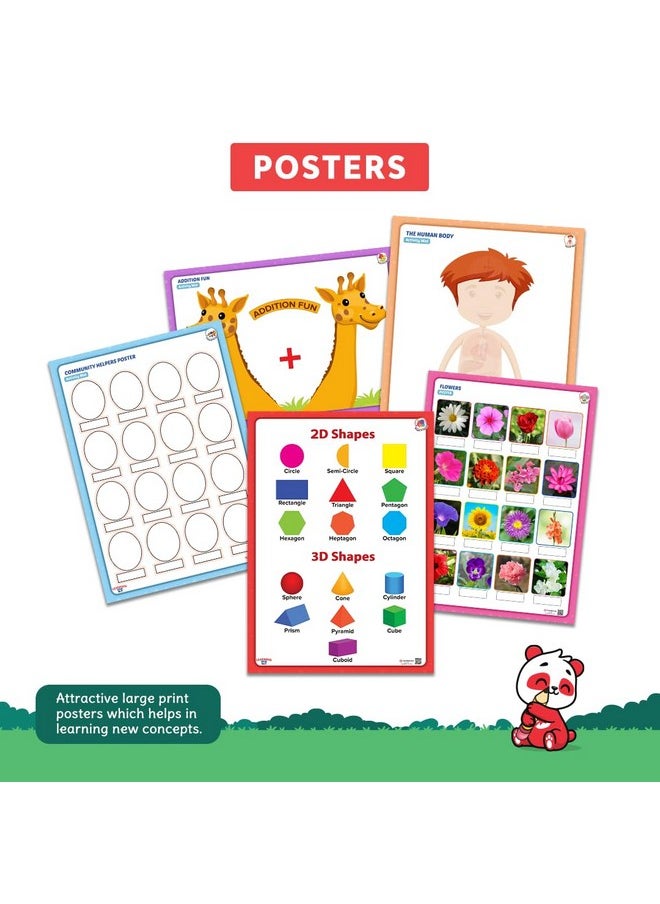 ClassMonitor ClassMonitor KG2 Learning Kit with 300+ Activity Kit Worksheets for Kids Includes English, Maths for Kids Complete Preschool Learning Educational Kit for 4.5-5.5 Years  - Image 4