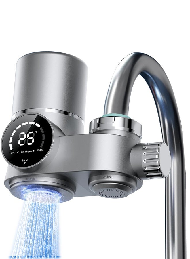 general Water Filter for Sink Faucet, NSF Certified Faucet Mount Water Filtration with Real-Time Filter Life Indicator, Reduces Lead Chlorine, Heavy Metals (Incl. 1 Filter, 13 adaptors) - Image 1