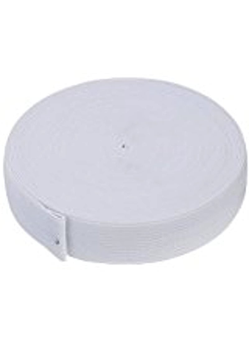 Hesch 9 - Hesch 9 White 1 INCH Wide Knitted Elastic Used for Sewing Stitching Tailoring Elastic Pants and Other DIY Items - Image 1