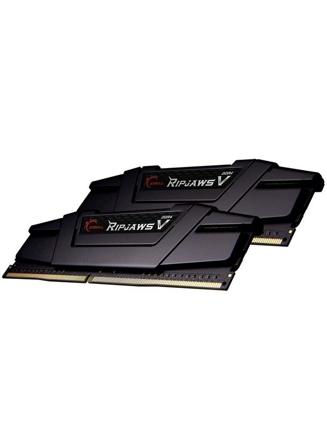جي.سكيل - ذاكرة عشوائية لسطح المكتب G.Skill Ripjaws V 8Gb (1 * 8Gb) Ddr4 3200 Mhz Cl16-18-18-38 1.35V - F4-3200C16S-8Gvkb - Image 1