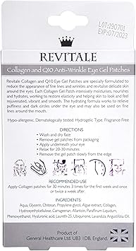 Revitale AntiWrinkle Eye Gel Patches 5 Treatments - Image 3