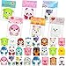 Gralima Valentines Gifts for Kids 24PCS Valentine Cards for Kids Classroom with Animal Squishy Toys Valentine Day Cards for School Class Valentines Day Exchange Gifts - Image 3