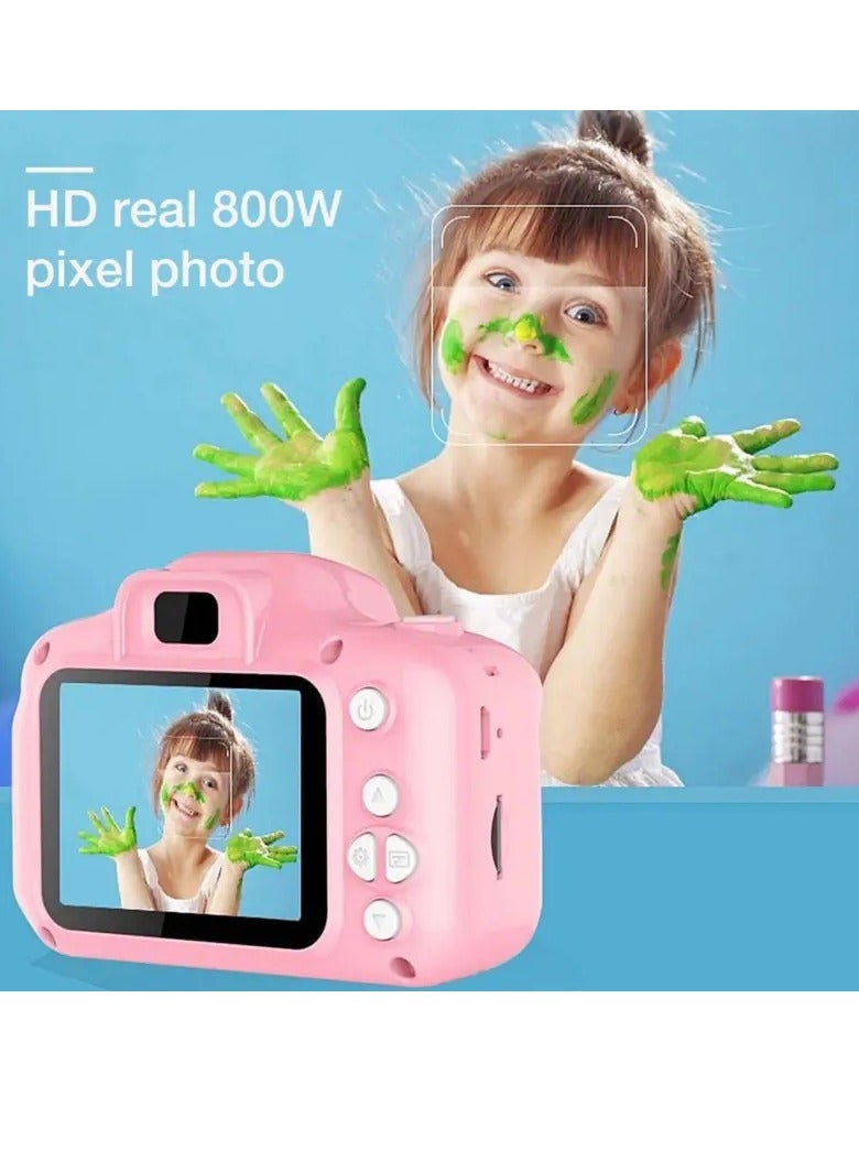 PAMEER Children's Digital Camera, 8MP HD Photo & Video Camera with 32GB SD Card, Card Reader, Lanyard, and Charging Cable – Perfect Birthday Gift for Kids - Image 4