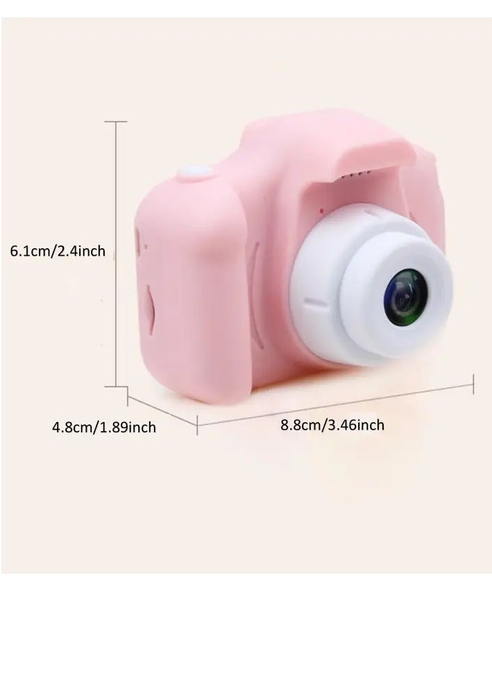 PAMEER Children's Digital Camera, 8MP HD Photo & Video Camera with 32GB SD Card, Card Reader, Lanyard, and Charging Cable – Perfect Birthday Gift for Kids - Image 2