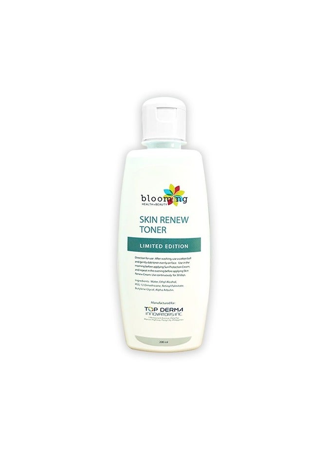 Skin Renew Toner, Gently Exfoliates for Softer, Brighter, and Smoother Skin, 200ml. translate