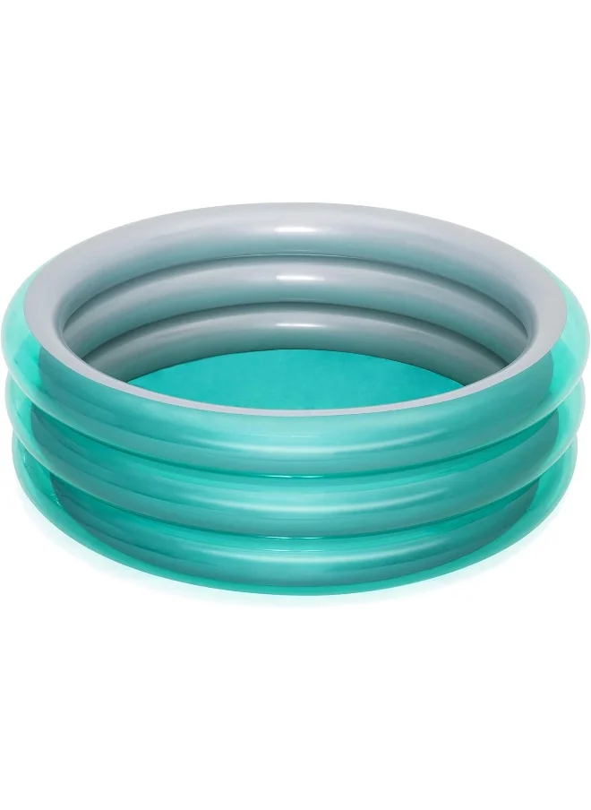 Bestway 67" x H21" Big Metallic 3-Ring Pool