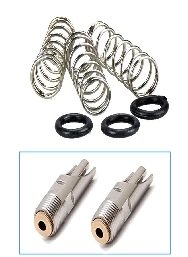 TorSor 10 Sets Pig Water Nipples Spring Replacement with O-Ring Seals Gasket Hog Waterer Nipple Springs Parts for Pig Nipples Water Feeder Barrel Sows Hogs Piglets Automatic Piggy Waterer Drinker - Image 4