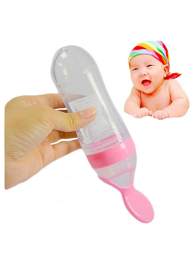 Silicone Natural, Flexible Feeding Bottle And Spoon Comfortable For Baby - 90Ml - Image 3
