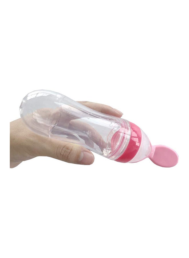 Silicone Natural, Flexible Feeding Bottle And Spoon Comfortable For Baby - 90Ml - Image 2