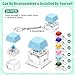 Nosiny 24 Pcs Keyboard Fidget Toys Keyboard Fidget Keychains for Adults Finger Stress Relief Keycap Decompression GiftsBright Colors - Image 4