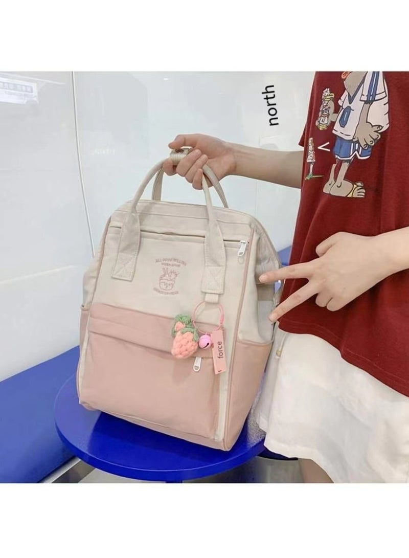 School bag, leisure backpack, purple school bag, lightweight backpack  - Image 2