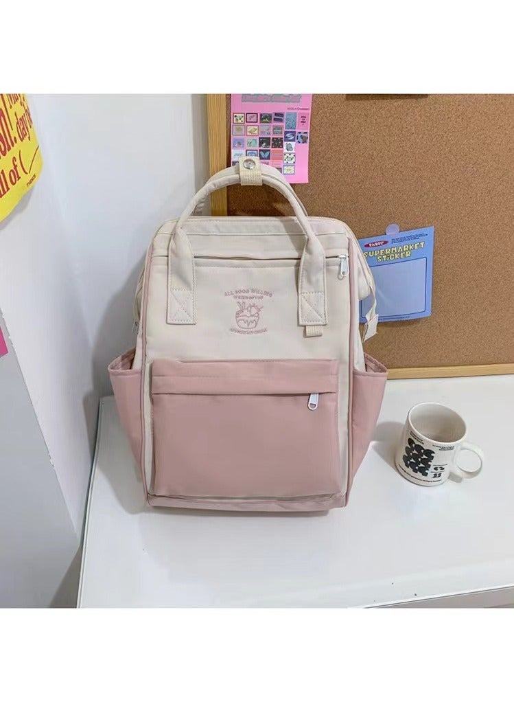 School bag, leisure backpack, purple school bag, lightweight backpack  - Image 5