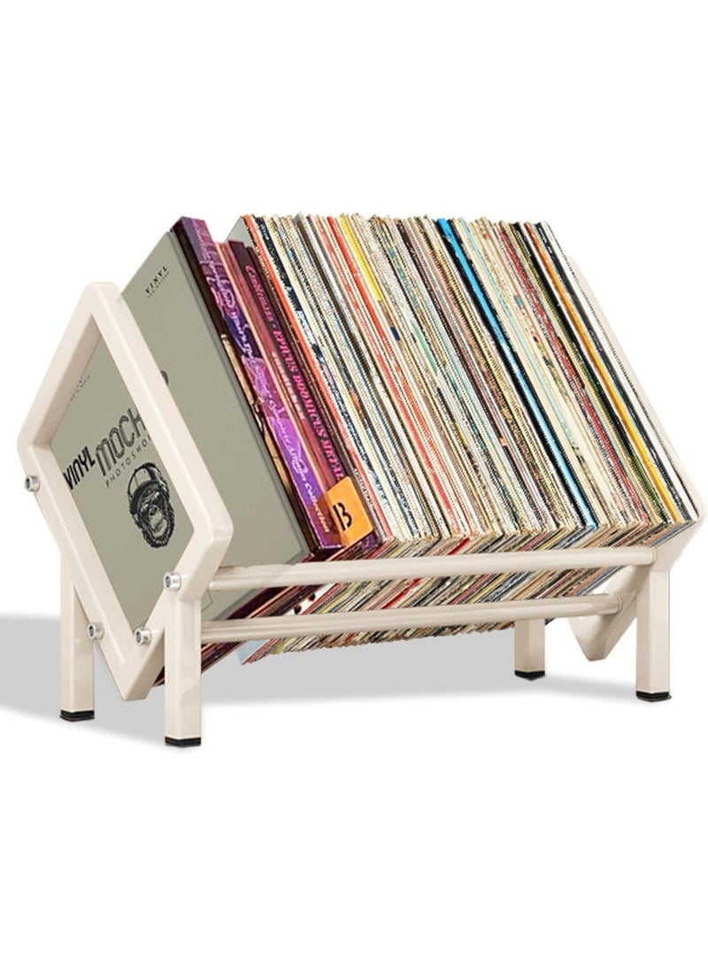 Arabest Desktop Book Shelf,15.7 inch Adjustable Metal Book Shelf,Space Saving Multi-functional Book Organizer for Living Room, Office, Study Room (White)  - Image 1