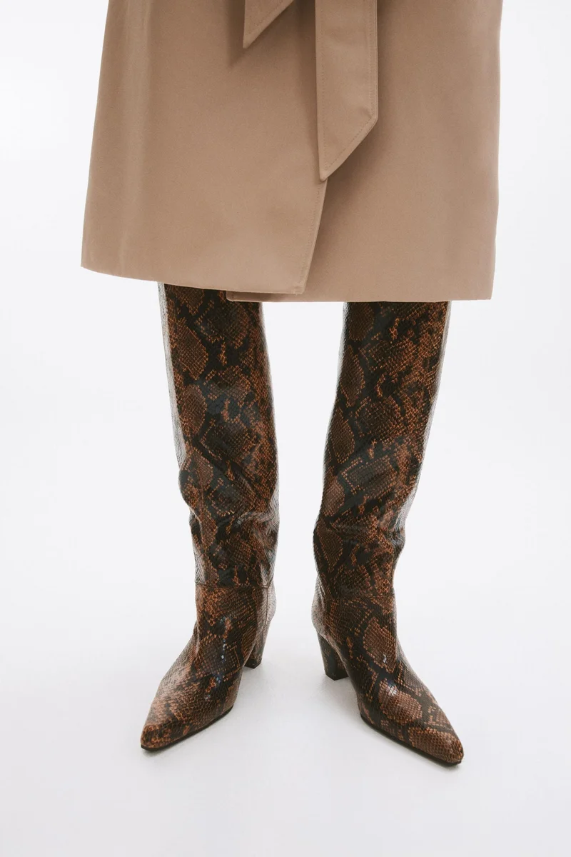 اتش اند ام بووت بطول يصل للركبة