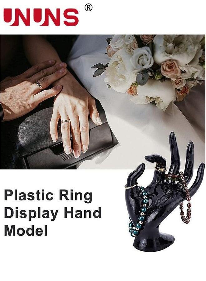 يو إن يو إن أس Jewelry Display Holder,OK Shape Hand Bracelet Ring Holder Stand,Jewelry Showcase For Home living Room Decor,Black - Image 5