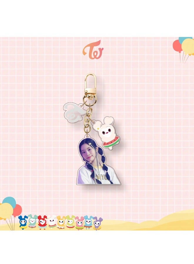 NIBEMINENT TWICE Acrylic Keychain Bag Pendant 