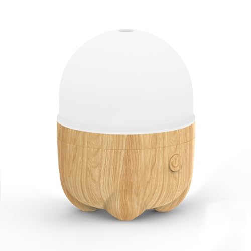 SEEDSEEL 150ML Rechargeable Battery Essential Oil Diffuser Portable Cordless Aromatherapy Diffuser with 7 LED Color Changing Lights for Bedroom Office Outdoor - Image 1