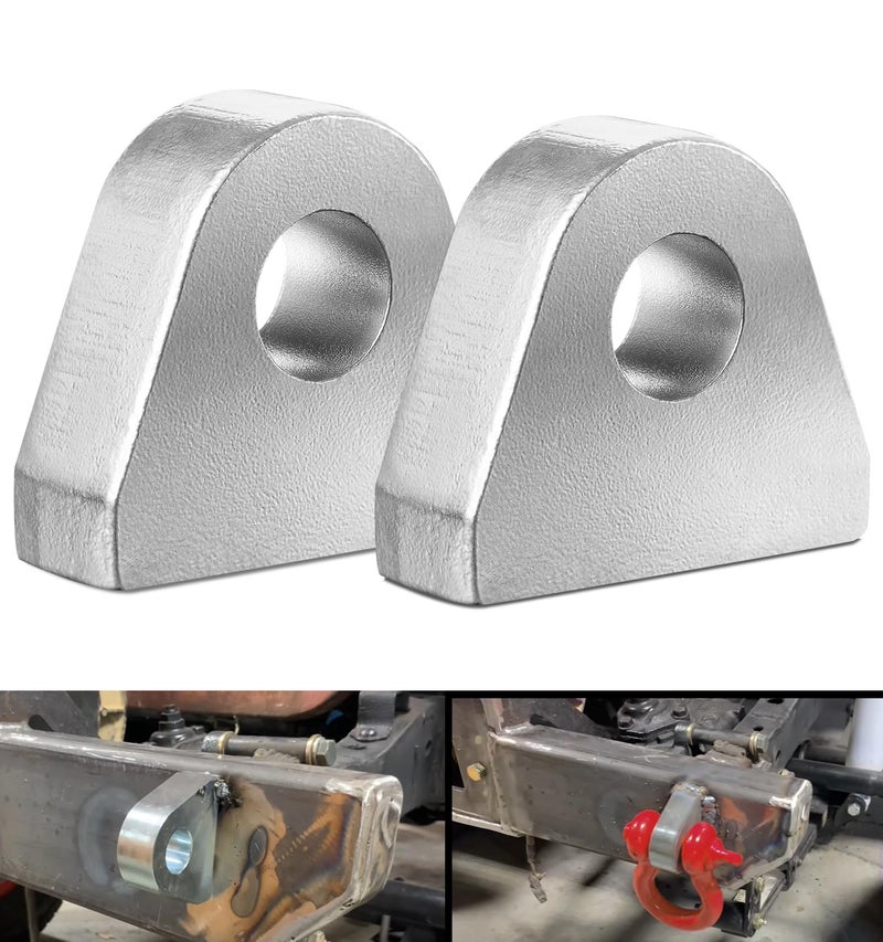 تركيب شاكلة ملحومة، للطرق الوعرة/الشاحنات/المقطورات/دلو هيدروليكي، تركيب شاكلة فولاذية بقطر 1 بوصة (مجموعة من 2)