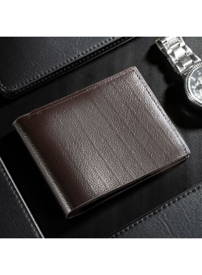 Men's Wallet Made From High-quality Leather Featuring A Stylish Slim Design Multiple Card Slots A Cash Slot-Color:De90 Brown - Image 5