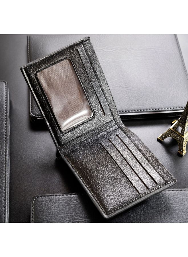 Men's Wallet Made From High-quality Leather Featuring A Stylish Slim Design Multiple Card Slots A Cash Slot-Color:De90 Brown - Image 2