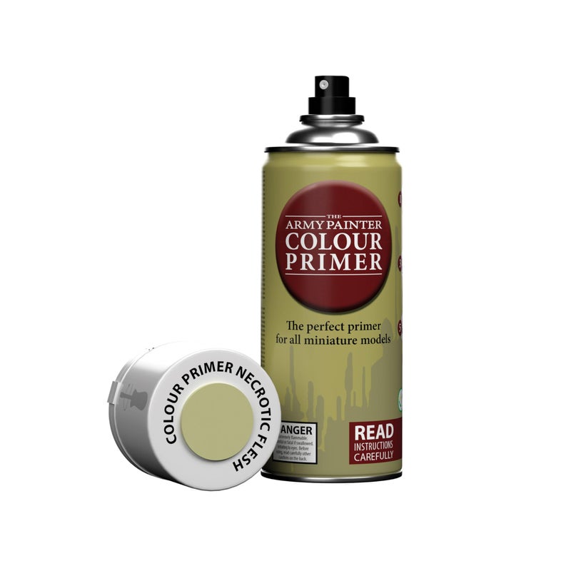 The Army Painter Color Primer Spray Paint, Necrotic Flesh, 400ml, 13.5oz - Acrylic Spray Undercoat for Miniature Painting - Spray Primer for Plastic Miniatures - Image 2